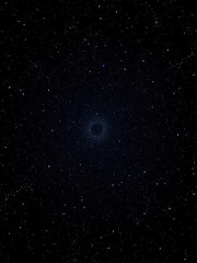 Hypnotic scene of a star-filled universe against a backdrop of darkness, stars, vastness, infinite, shimmering, galaxies