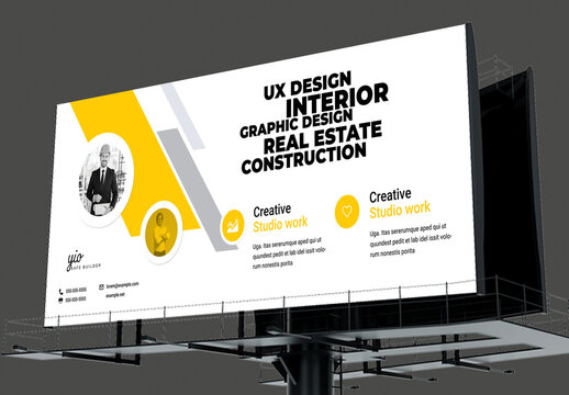 Simple Creative Billboard Sinage