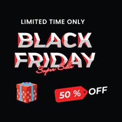 Obraz premium Black Friday Mega Sale Banner.Abstract vector black friday sale label tag set.For art template design, list, page, mockup brochure style, banner, idea, cover, booklet, print, flyer, book, blank, card.