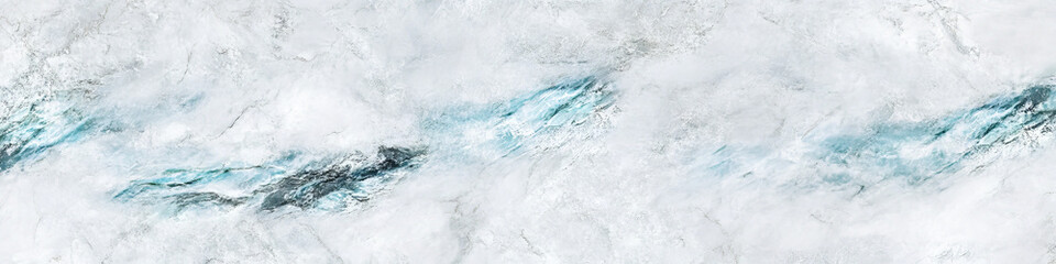 Fototapeta premium Marble texture for the design. Blue tones with gold lines.