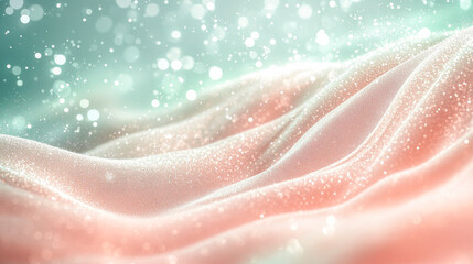 Fototapeta premium Background with green and pink shades, abstract lines, postcard design, Banners