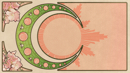 background with flowers