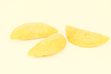 Delicious traditional Colombian empanadas with spicy sauce