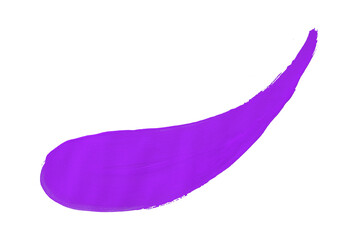 isolated Shiny purple brush watercolor painting  on transparent background. watercolor png