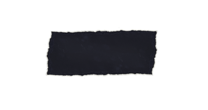 black paper ripped edge