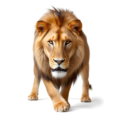lion isolated on white