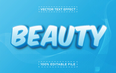 3D Vector Fully Editable Object Text Effect