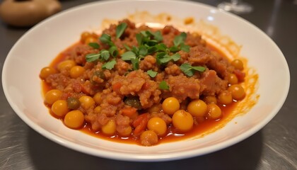 Delicious Homemade Goulash with Fresh Vegetables