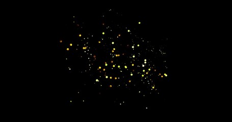 Particle style, beautiful particle star stock image