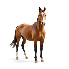 Obraz premium horse isolated on white background