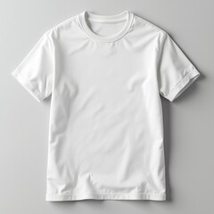 White cotton blank T-shirt