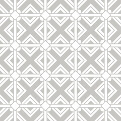 geometric seamless pattern in gray color for textile, carpet, wallpaper and fabric