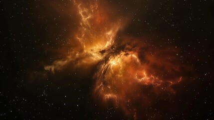 Fototapeta premium Space Background with Realistic Nebulae and Stars - a breathtaking cosmic visual. The vivid depiction of nebulae and twinkling stars creates a mesmerizing and immersive celestial scene.