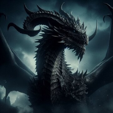 A dark fantasy dragon 3