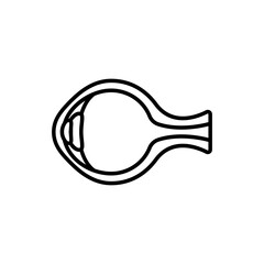 Human Organs Element Icon Design - Luxury Vector Line Art Illustration