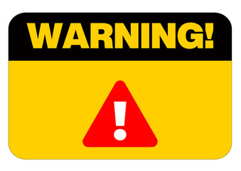 Warning Sticker