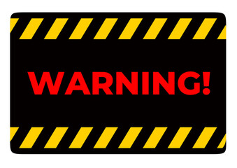 Warning Sticker