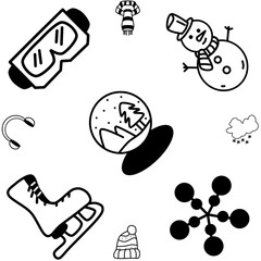 a beautiful of winter season 