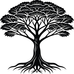 Obraz premium tree with roots