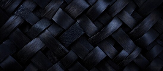 Naklejka premium Woven rattan texture crafted from plastic for backdrop design showcasing traditional art and cultural heritage in handicrafts