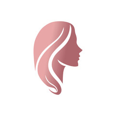 Beauty face design logo with creative concept