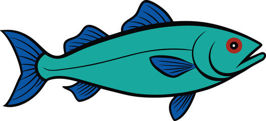 fish on a white background