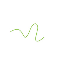 green thread line vector