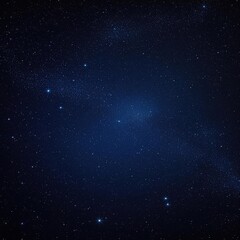 Dark celestial canvas with twinkling stars and constellations against a deep blue night sky background , universe, nebula, space