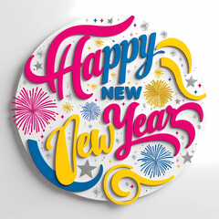 Fototapeta premium The Year Ahead Embracing Possibilities and Prosperity 