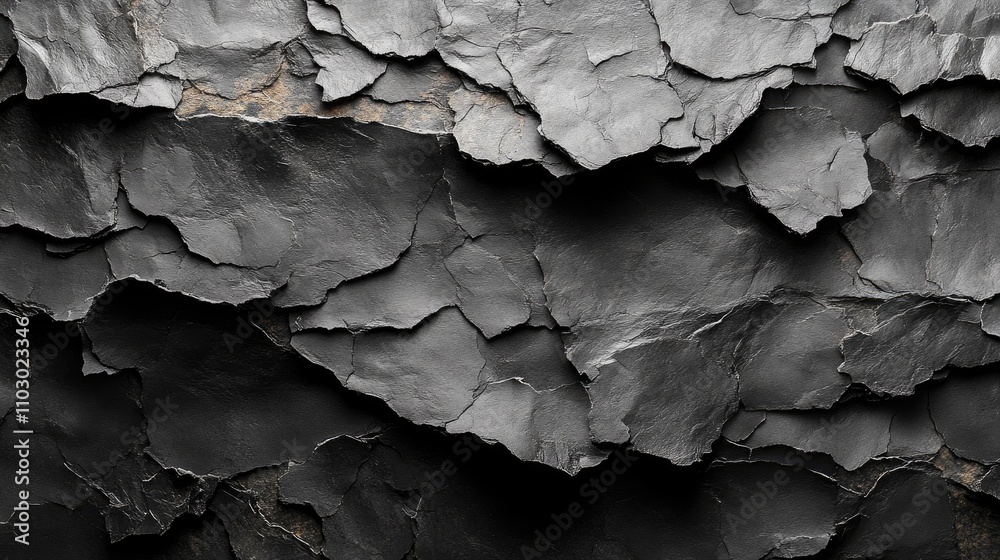Aufkleber textured black slate background with layered, weathered appearance ideal for design and creative pro