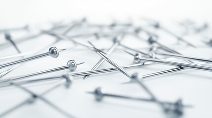 Fototapeta premium Understanding the Versatility of Pins in Crafting and Design