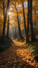 autumn in the forest