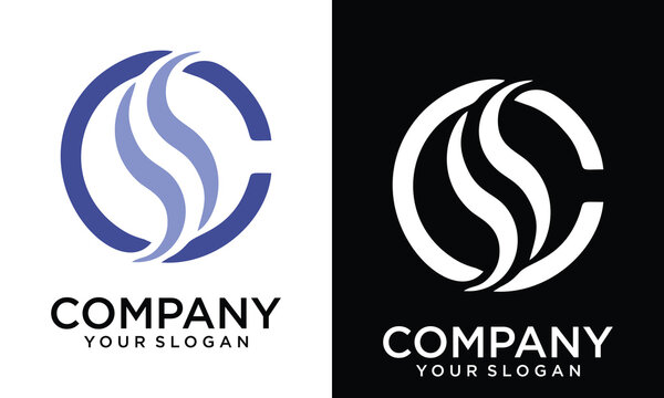 letter S logo vector abstract css logo Letter Logo Luxury. Art Deco style logotype design for luxury company branding. Premium identity design. Letter S circle logo