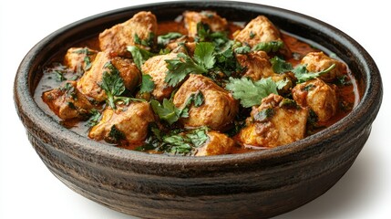Fototapeta premium Chicken Tikka Masala curry in bowl.