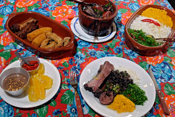 Alimentos. Prato tipico. Feijoada.