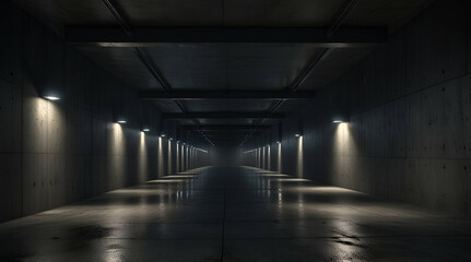 tunnel of light. Genrative.ai 