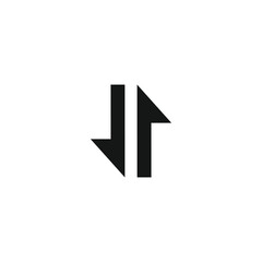 Data transfer icon template vector illustration