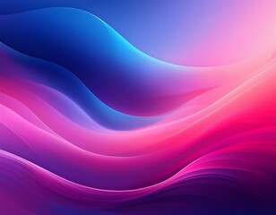 Obraz premium Abstract gradient from pink to blue, blending into dark purple, with soft light effect for a dreamy, ethereal look