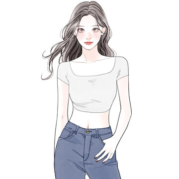 スタイルの良い女性