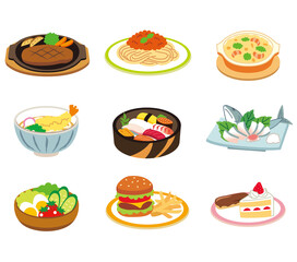 いろいろな料理