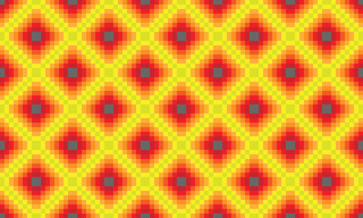 Seamless geometric pattern of squares forming colorful rhombus woven. Perfect for printing, design backgrounds, wallpaper and tiles, gift wrapping