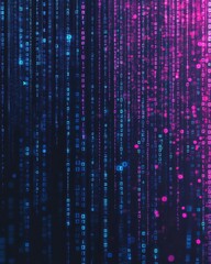 Binary Code Digital Art