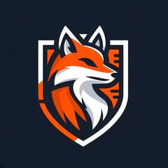 Obraz premium Fox E-sports Mascot Gaming Logo Template