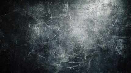 Fototapeta premium Weathered metal surface featuring scratches and a grunge finish ideal for highlighting industrial textures and design elements.