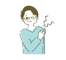 関節の痛み 肩の痛みがつらい男性