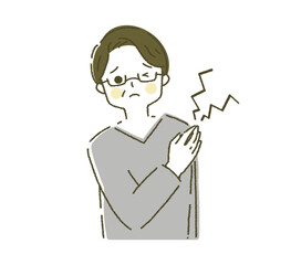 関節の痛み 肩の痛みがつらい男性