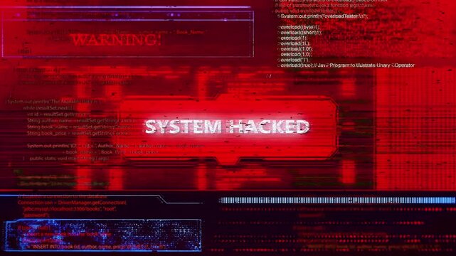 Glitching code on screen, Lines hacking code Computer Screen Code, Glitch Effect, Error System Failure Emergency Error, Virus, Hacked System Screen, Trojan, Malware. security, hacking or programming
