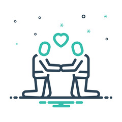 Mix icon for compassion