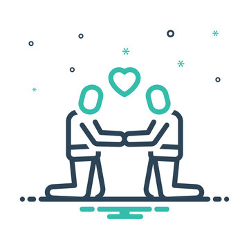 recommend clip art: Mix icon for compassion