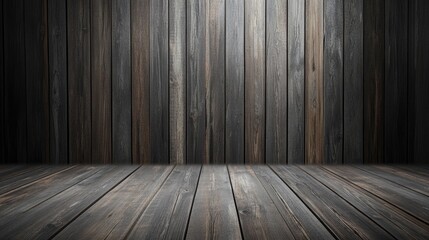Wooden Texture Backdrop Featuring Light Gray and Brown Stripes with Empty Space Ideal for Design Projects and Background Use